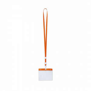 CORDON DE BADGE 15MM ORANGE