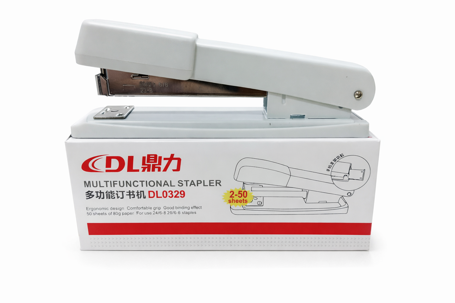 AGRAFEUSE DE BUREAU DL0329 - GRIS