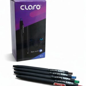 STYLO A BILLE BLACK JET NOIR RT CLARO 50 PCS