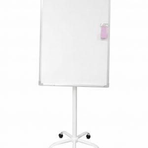 TABLEAU CHEVALET MAGNETIQUE AVEC 5 ROUES 70*100