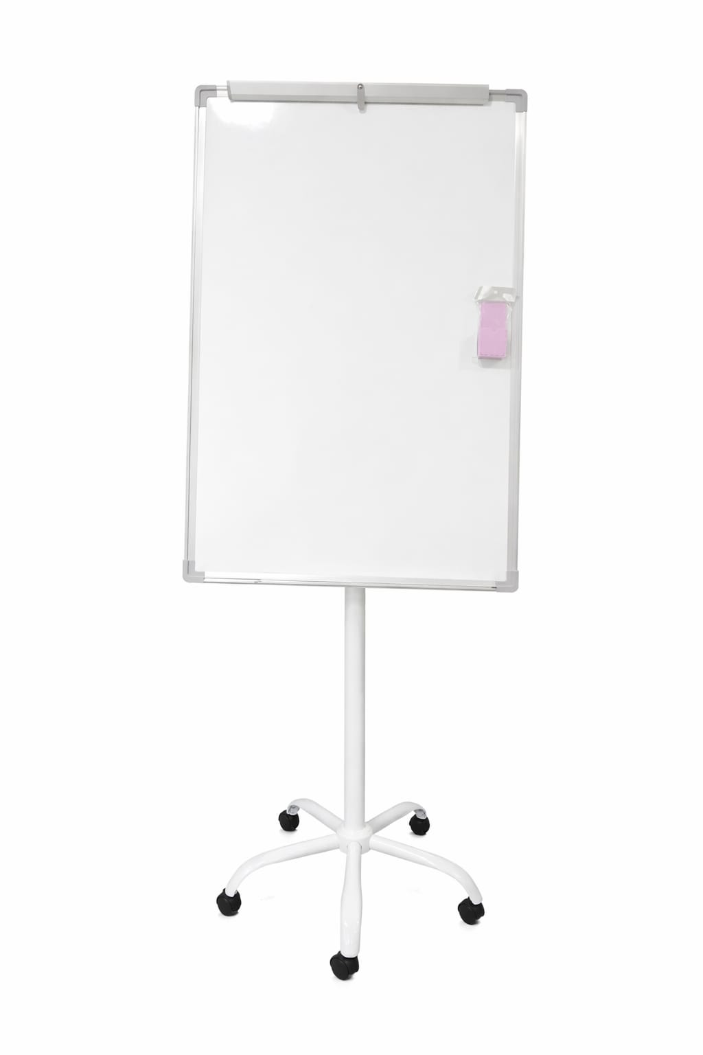 TABLEAU CHEVALET MAGNETIQUE AVEC 5 ROUES 70*100