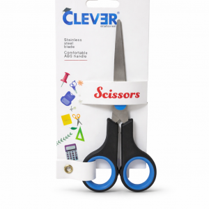 CISEAU BUREAU CLEVER PM 14CM Noir & Bleu