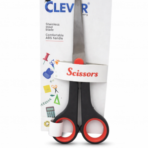 CISEAU BUREAU CLEVER 17.5CM Noir & Rouge