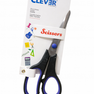 CISEAU BUREAU CLEVER 20CM NOIR & Bleu