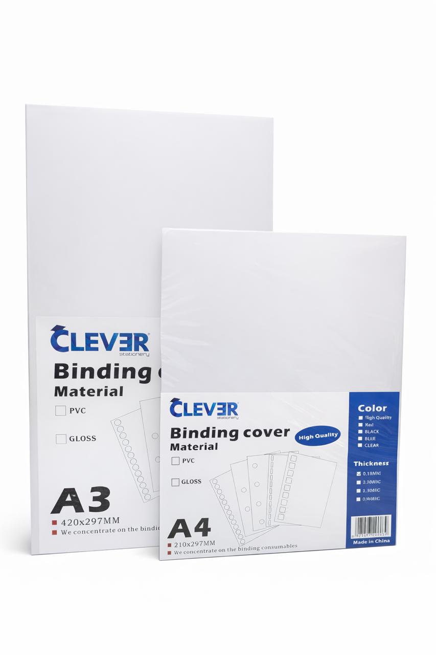 PAGE DE GARDE CLEVER TRANSPARENT A4 100P