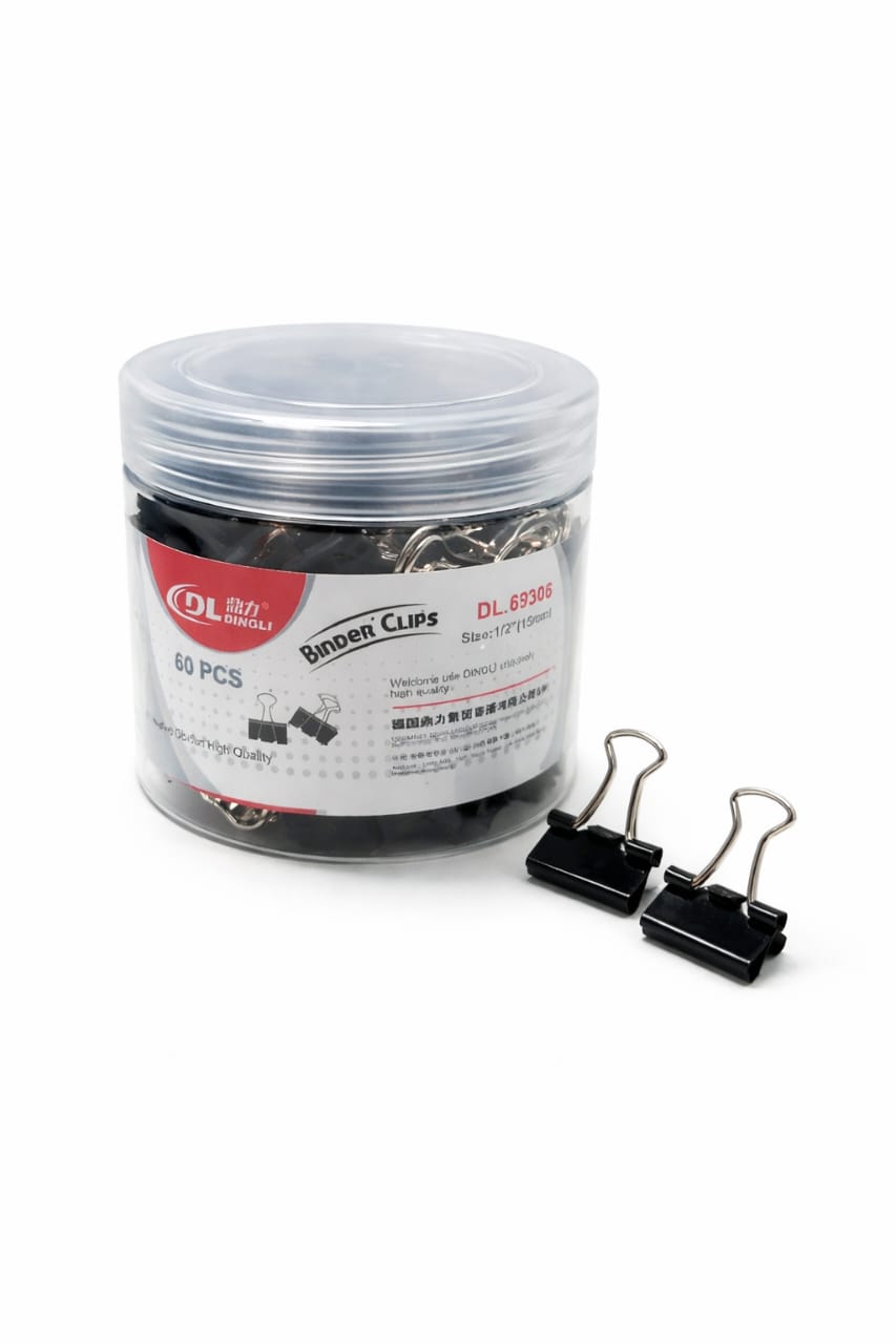 PINCE A CLIP 15MM 60PCS - NOIR – Image 2