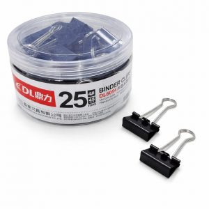 PINCE A CLIP 25MM 48PCS - NOIR