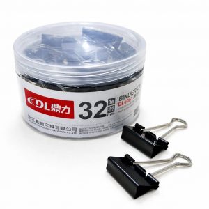 PINCE A CLIP 32MM 24PCS - NOIR