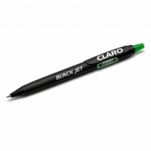 STYLO A BILLE BLACK JET VERT RT CLARO 50 PCS