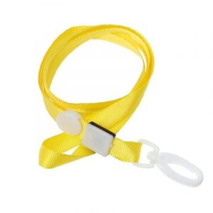 CORDON DE BADGE 15MM JAUNE