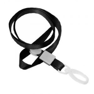 CORDON DE BADGE 15MM NOIR