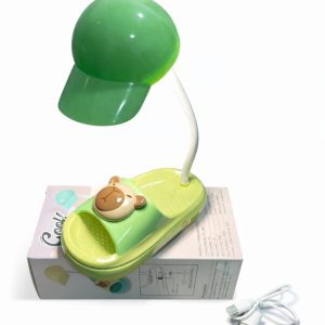 LAMPE CASQUETTE VERT POUR ENFANT