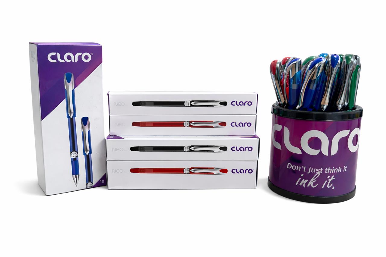 STYLO NEO GEL ROUGE CLARO 10 PCS