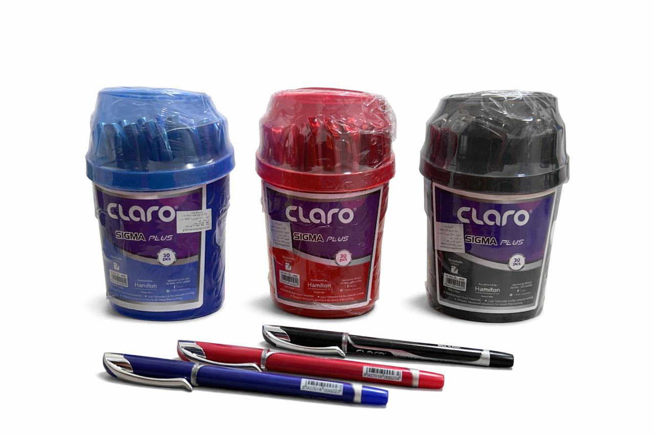 STYLO A BILLE SIGMA NOIR 30PCS CLARO