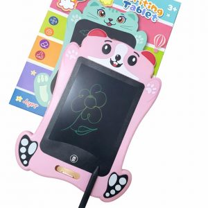 TABLETTE LCD 9" PINK + STYLO COULEUR