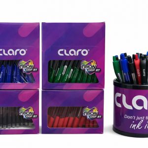 STYLO A BILLE TRION GRIP RT BLEU "TIC-TAC" 50 PCS