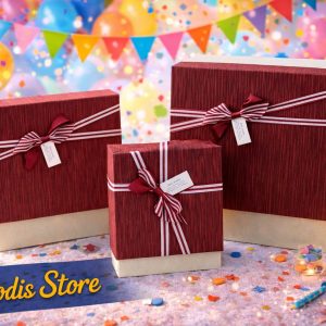 BOX CADEAU CARRE 3 PCS