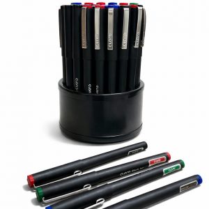 STYLO BLACK JET 50PCS TOURNANT CLARO