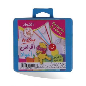 BUCHETTE ET JETON BOITE CRISTALE LE COQ - أعواد و أقراص