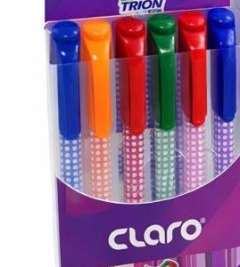 STYLO TRION DZ POCH/6 CLARO EN PLASTIQUE