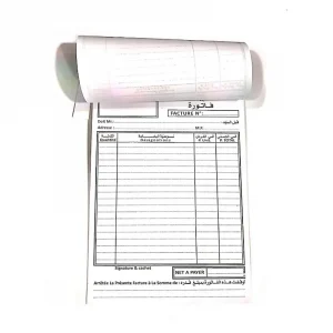 Carnet de Facture Simple 25P PM