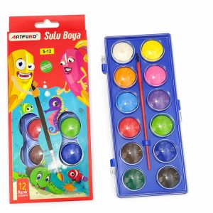 ACQUARELLE DE 12 COULEURS ARTFUBO FB-6024