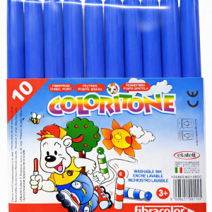 POCHETTE MARQUEUR PERMANENT DE 10 WATERCOLOR HI-TEXT BLEU