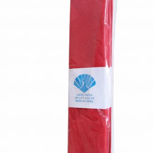 PAPIER CREPON ROUGE