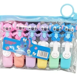 MINI MARQUEUR FLUO DE 6 STITCH SY-709-22