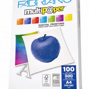 Rame de papier blanc 500F A4 Fabriano  100G