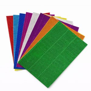 PAPIER ONDULE A2 10 COULEURS