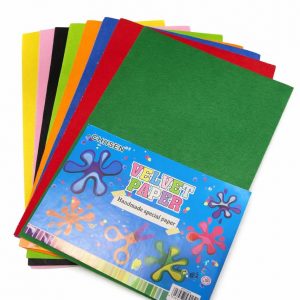 PAPIER FEUTRINE ADHESIF A4 10 COULEURS