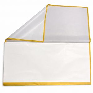 20 Papiers d’Emballage de Fleurs BLANC 56*56