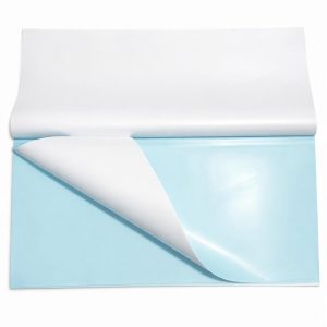 20 PAPIER POUR BOUQUET DE FLEUR BLEU CLAIR & BLANC