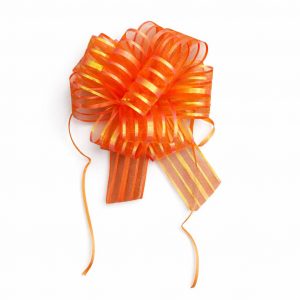 Ruban de fleurs oranger GM " tire fleur cadeaux"
