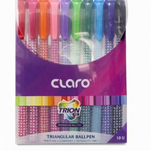 STYLO TRION DZ POCH/10 CLARO EN PLASTIQUE