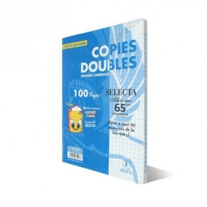 COPIES DOUBLES / DOUBLE FEUILLE GM 100F SELECTA
