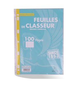 Recharge Classeur Dessin  21 x 29.7 cm - 100 Pages