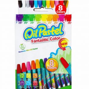 CRAYON PASTEL A HUILE 8 PCS OIL PASTEL